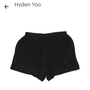 Hyden Yoo 100% silk shorts, pockets